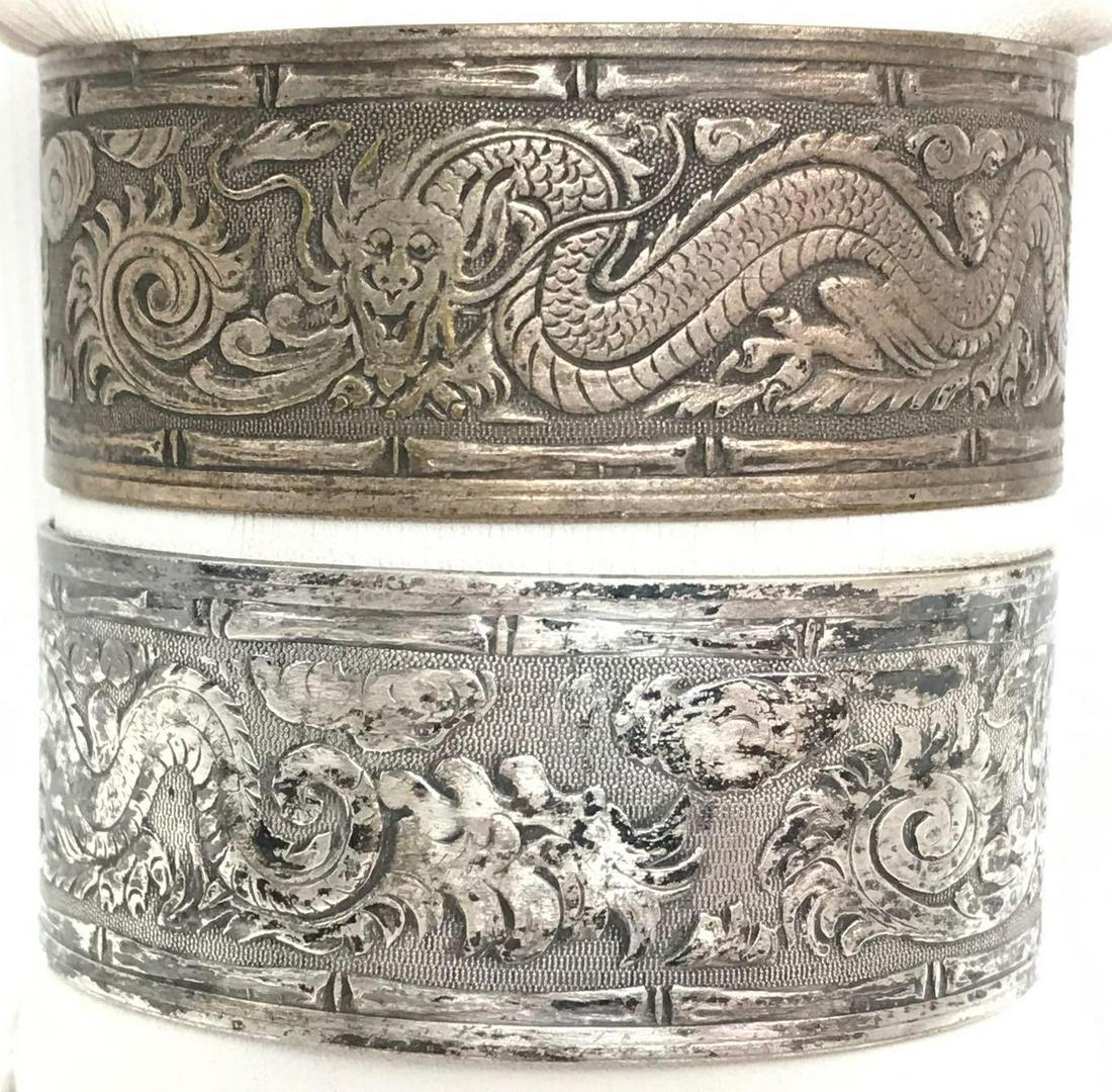 Pair of Oriental Inspired Cuff Bracelets (1 of 9)