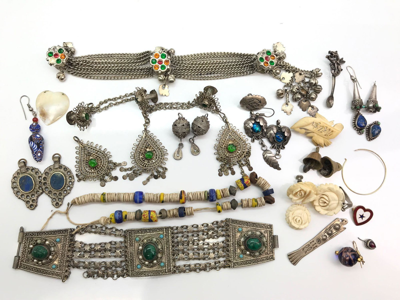 Beads and Bangles for Fashion or Crafting - some: A diverse collection of jewelry and findings for crafting, dress-up, or fashion
