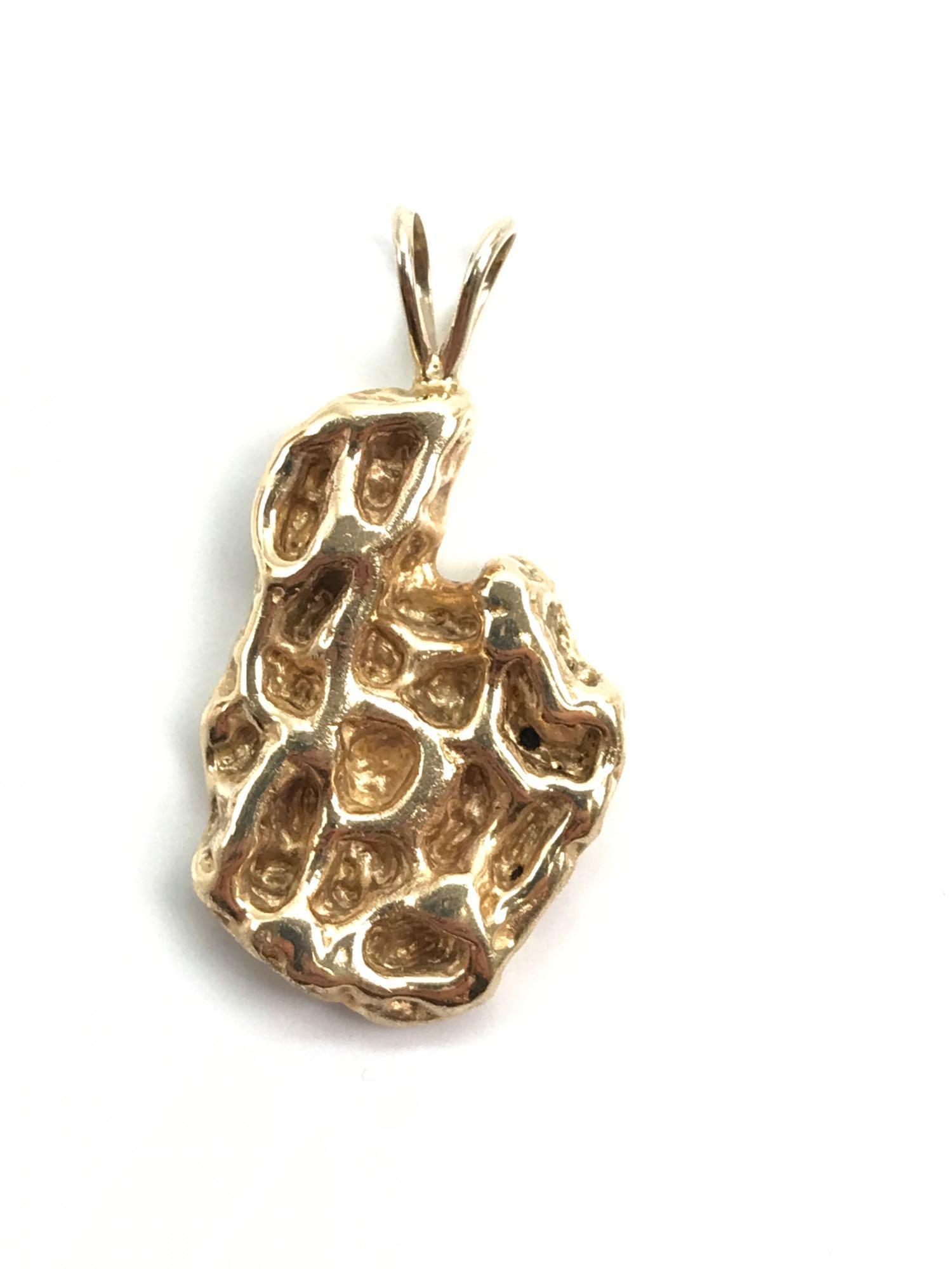 14k Yellow Gold "Nugget" Pendant (1 of 2)