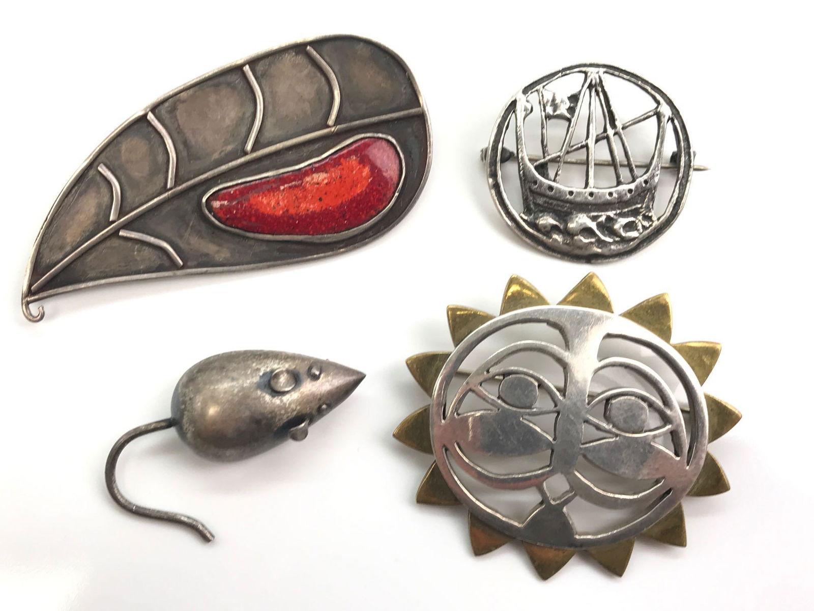 silver brooches for sale