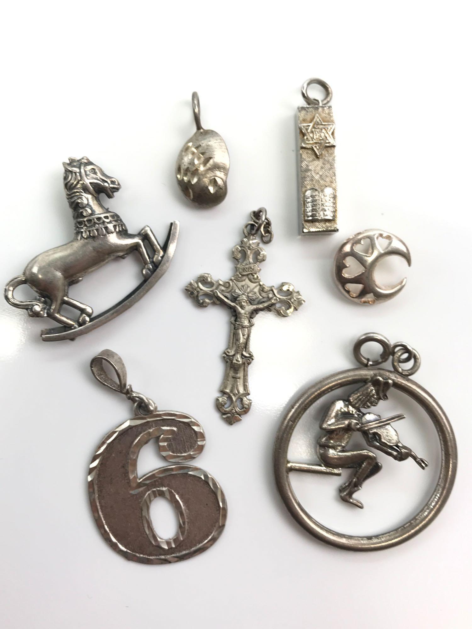 Vintage Sterling Silver Jewelry Wardrobe - Pin and (1 of 3)