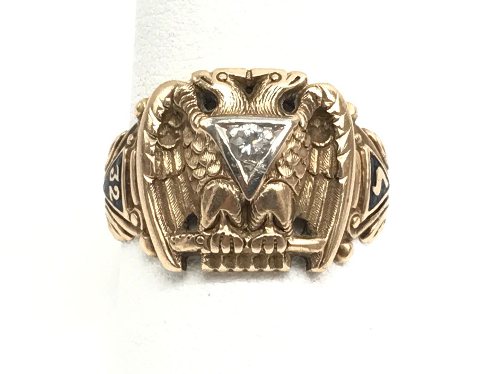 Vintage 14k Masonic Scottish Rite 32nd Degree "Double (1 of 5)