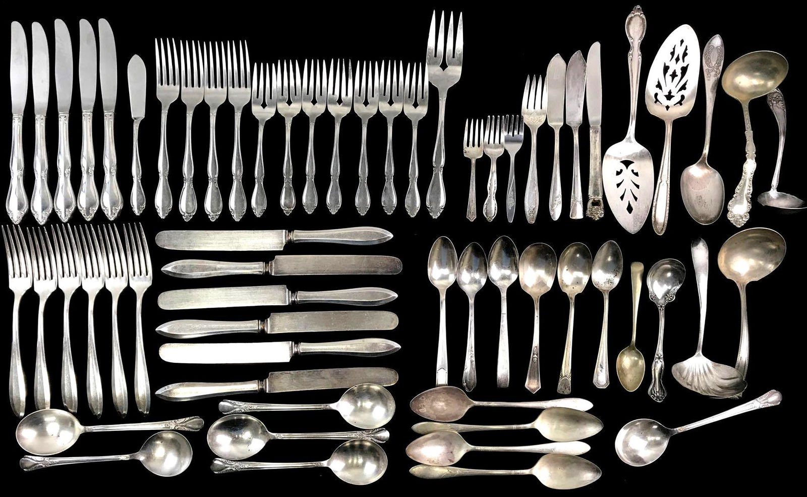 Vintage Assortment of Silverplate/Stainless Flatware (1 of 11)