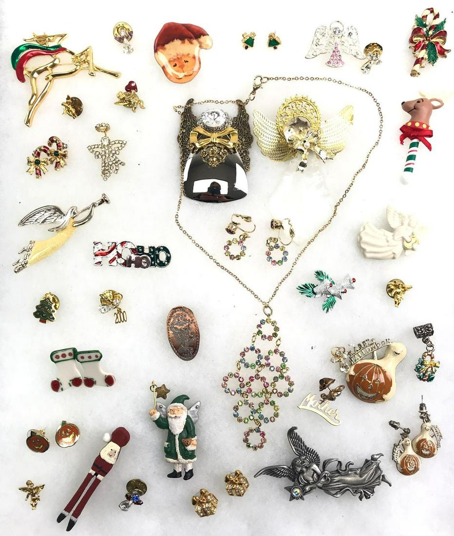 Holiday Pin, Earring, and Necklace Collection (1 of 3)
