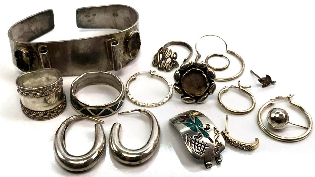 Sterling silver scrap clearance lot