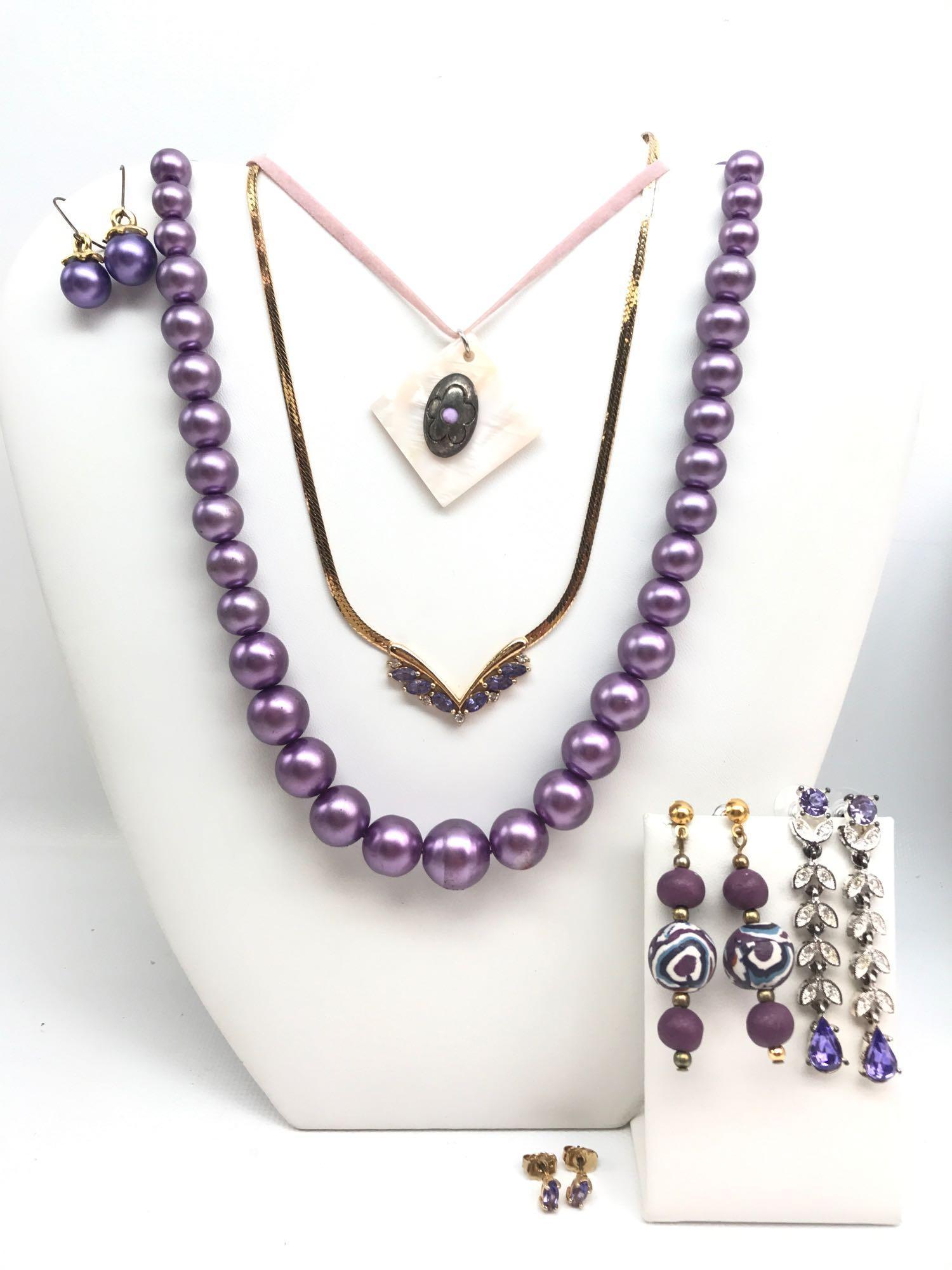 Vintage Violet Costume Collection - Beads, Earrings, (1 of 5)