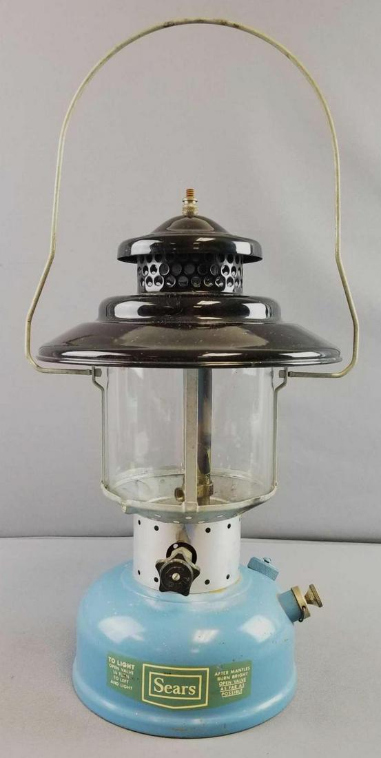 Vintage Sears Kerosene Lantern Model 476.72213: 14 inches tall; untested