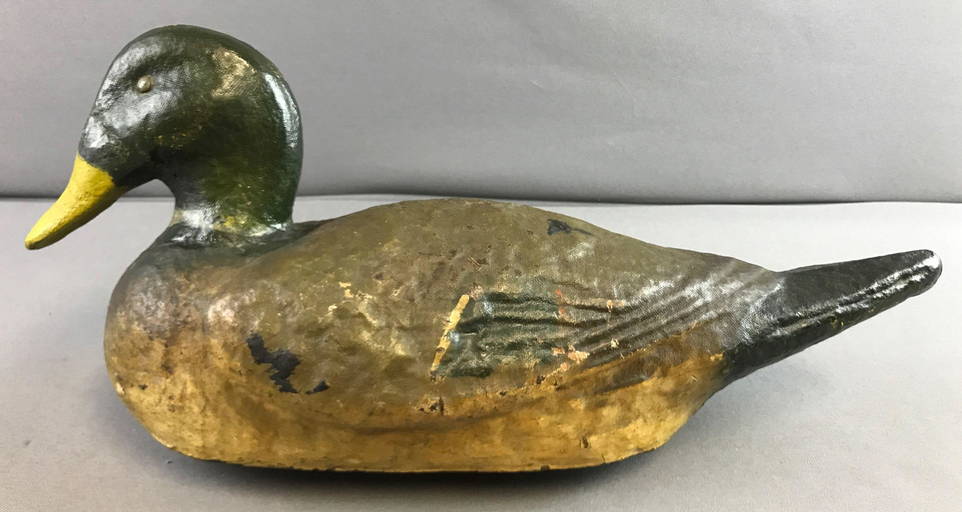 Vintage Canvas Duck Decoy