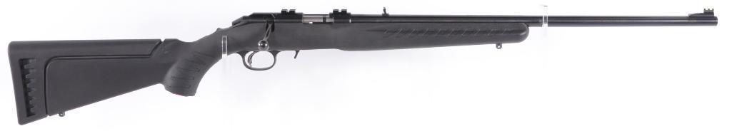 Ruger Model 8321 .22 WMRF Cal. Bolt Action Rifle with: Serial Number 830-05784, American Rifle Model, Bolt Action 22 WMRF has Weaver bases. Comes with factory box. Rates 97%