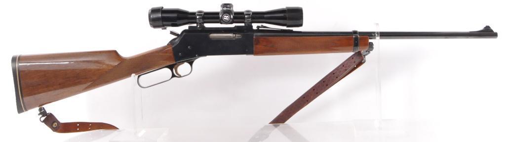Browning BLR 243 Cal. Lever Action Rifle with Bushnell: Excellent Condition, Serial Number 04654PZ227, Missing Magazine