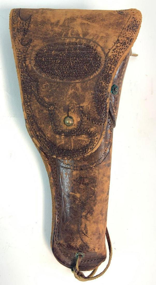 1918 US Colt 1911 Leather Holster: Marked G and K