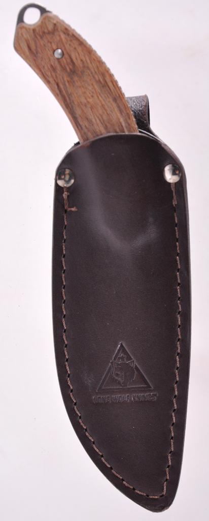 Lone Wolf Knives Mountainside DP Fixed Blade Knife with: Like New with Original Box, Overall Length 8 inches, Made in the USA