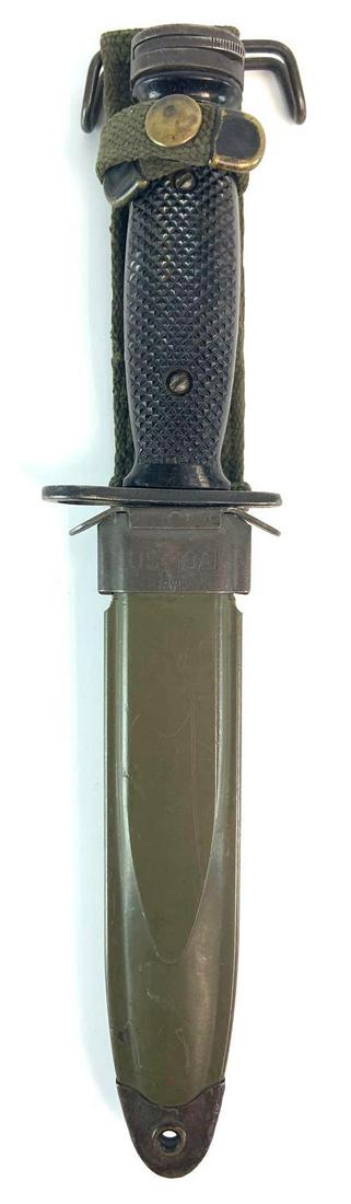 US Vietnam M8A1 Bayonet with Scabbard: Overall Length with Scabbard 13 inchesÊ