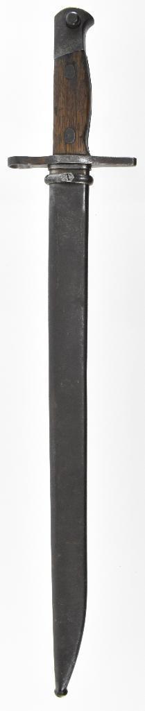 WW2 Japanese Bayonet with Scabbard: Tokyo Arsenal Stamp, Total Length with Scabbard 20 3/4 inches