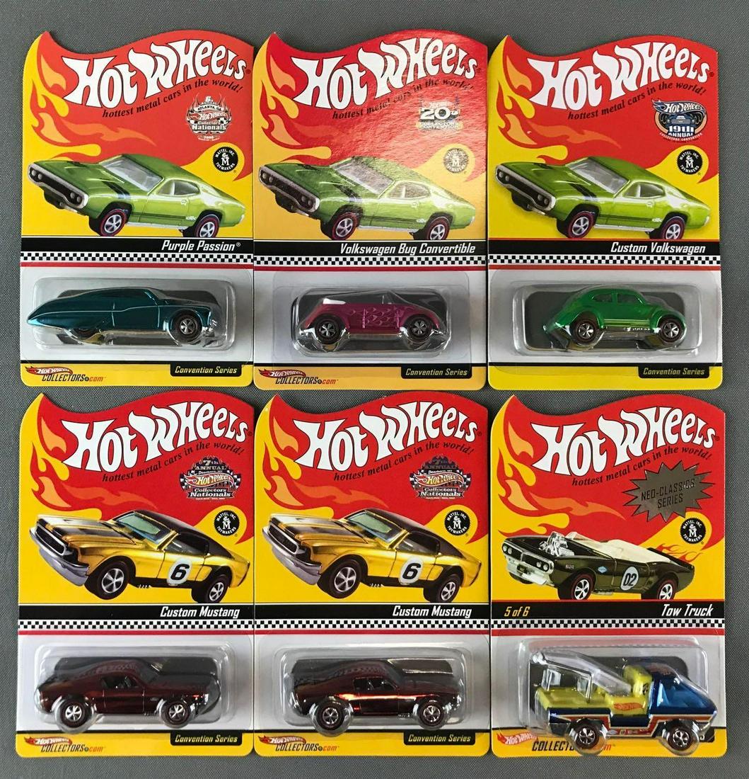 Group of 6 Hot Wheels Red Line Club die-cast vehicles (1 of 6)