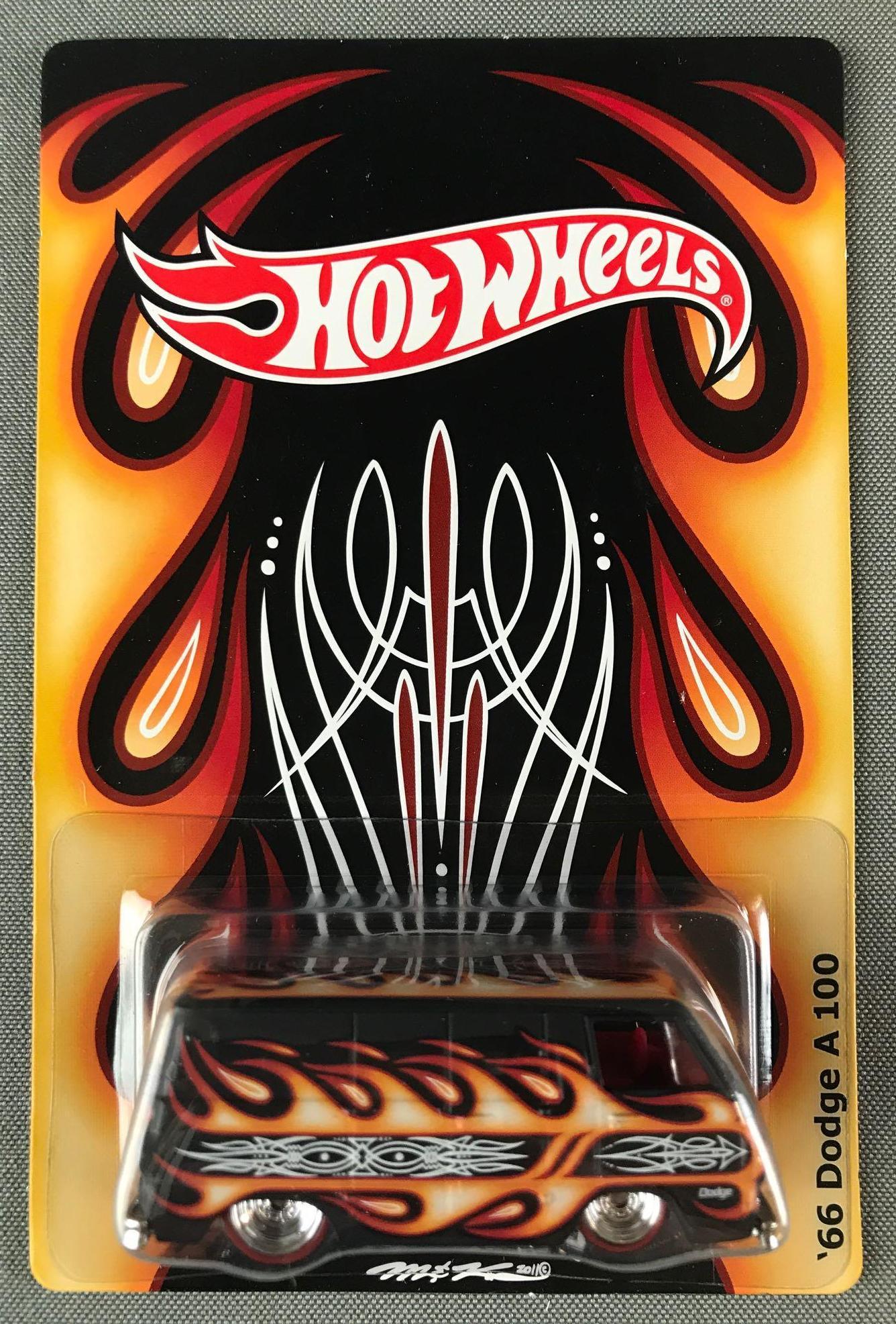Hot Wheels 66 Dodge A 100 die-cast vehicle in original: 2011 Hot Wheels Collectors Convention Japan, MIB, in protective plastic case