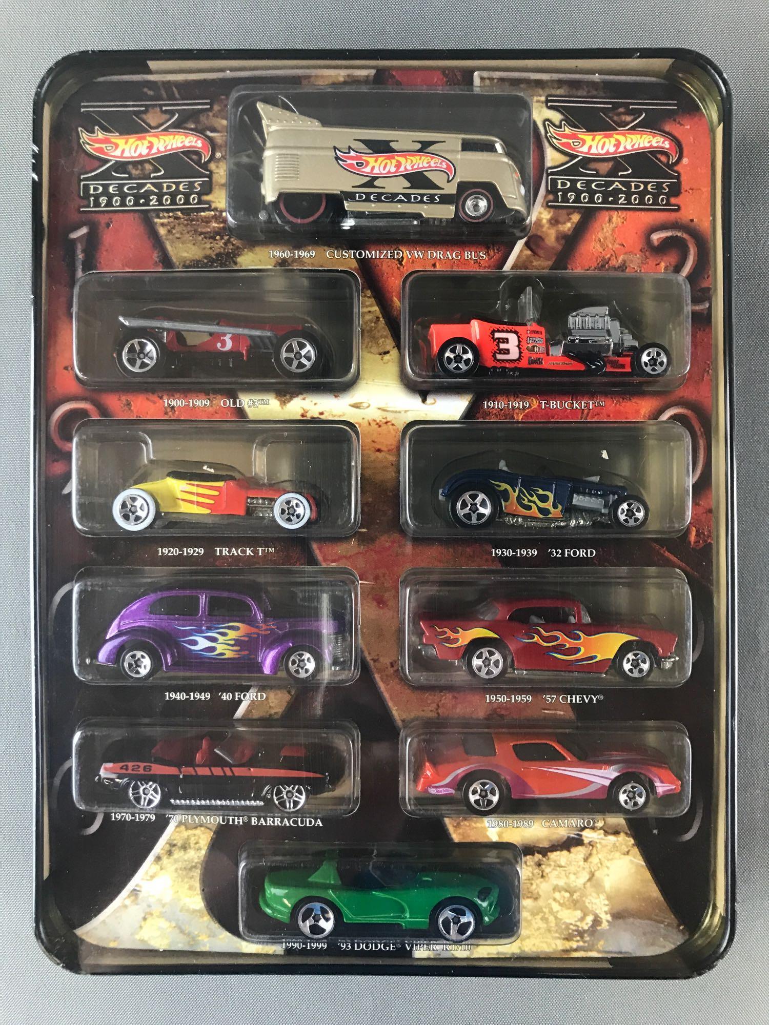 Hot Wheels X Decades die-cast vehicles set in original (1 of 4)