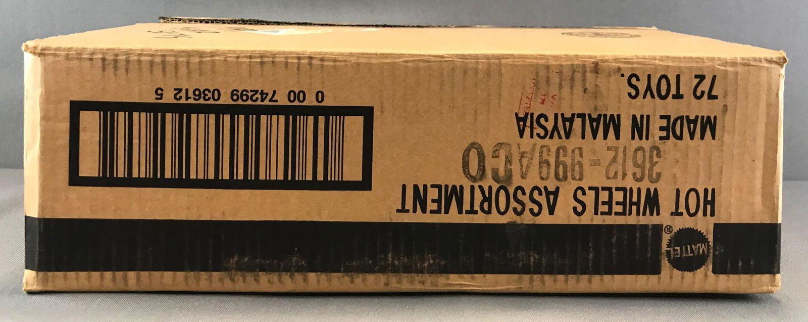 Full shipping box of assorted Hot Wheels die-cast (1 of 3)