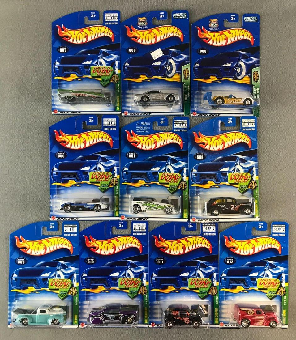 Group of 10 Hot Wheels Treasure Hunt die-cast vehicles (1 of 6)