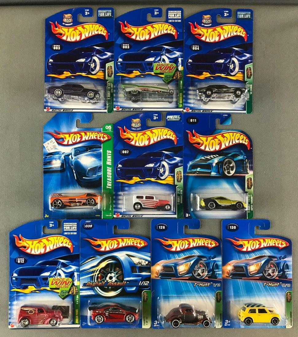 Group of 10 Hot Wheels Treasure Hunt die-cast vehicles (1 of 6)