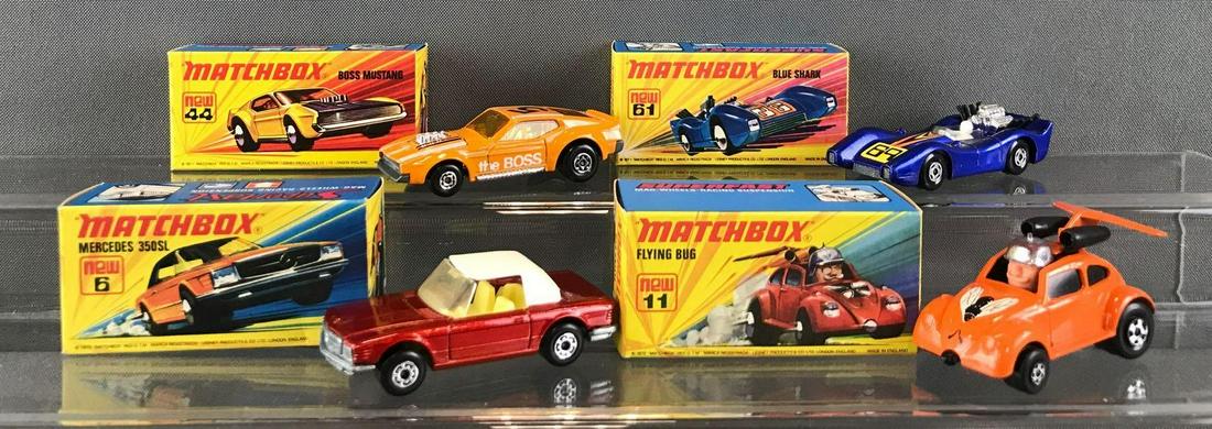 Group of 4 Matchbox Superfast die-cast vehicles with (1 of 9)