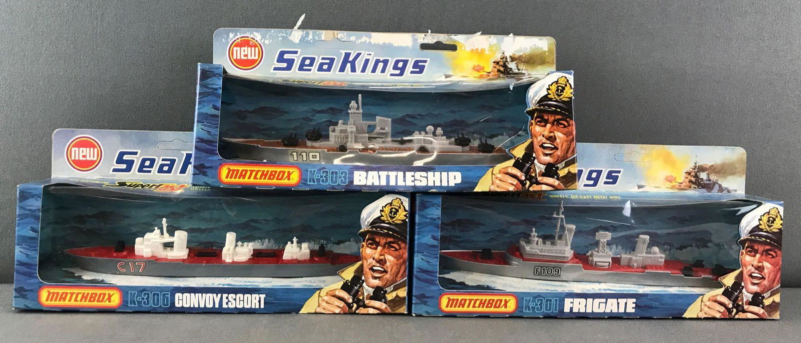Group of 3 Matchbox Superfast Sea Kings in original (1 of 6)