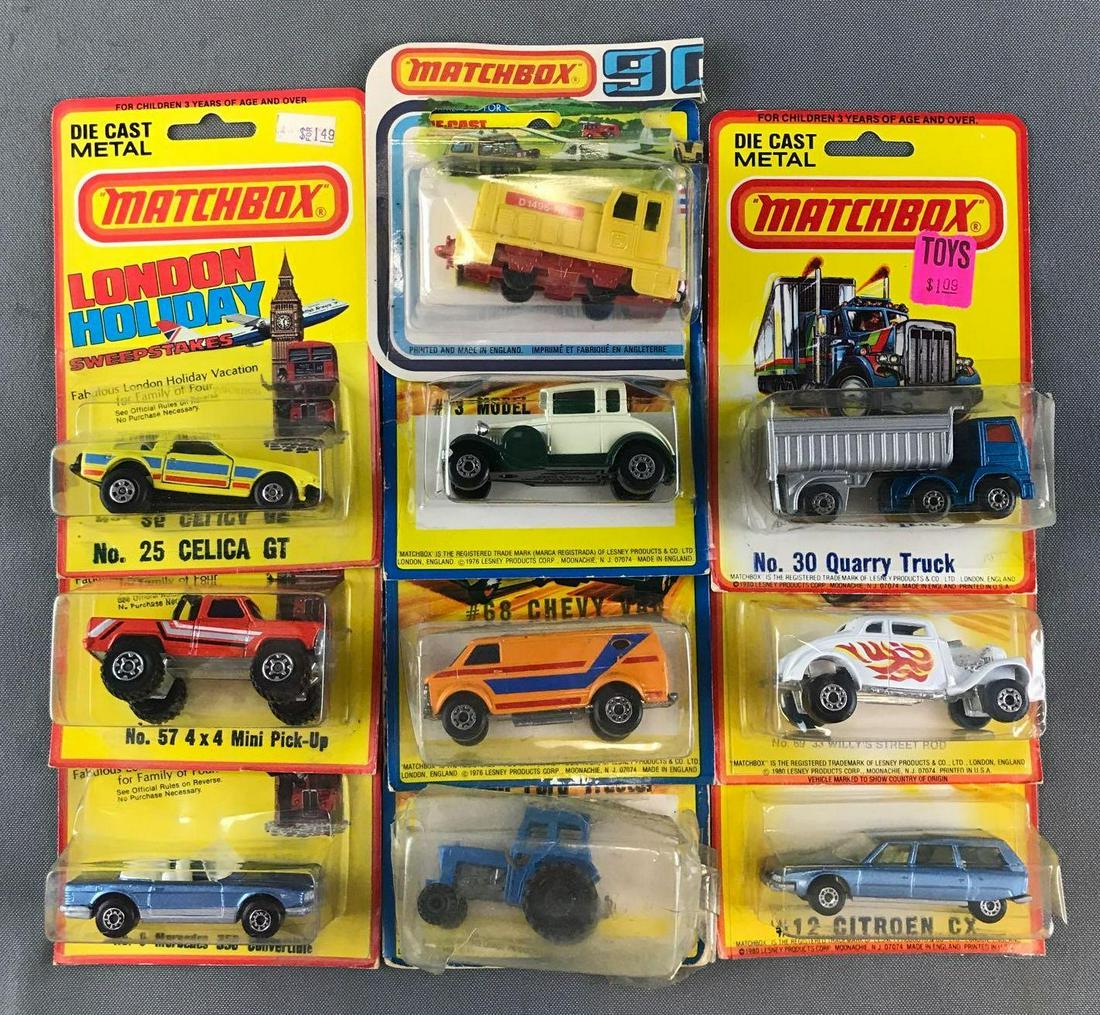 Group of 10 assorted Matchbox die-cast vehicles in (1 of 9)