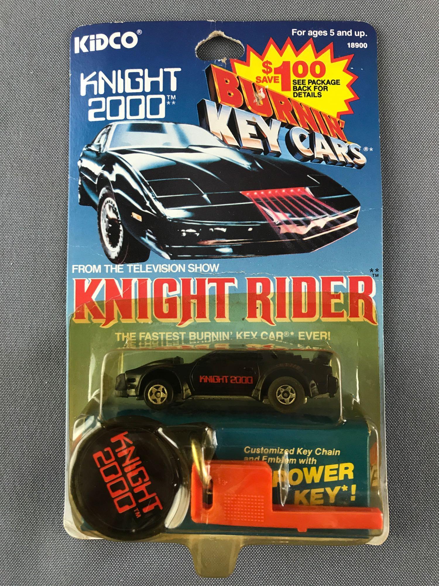 Kidco Burnin Key Cars Knight 2000 die-cast vehicle: New in original packaging
