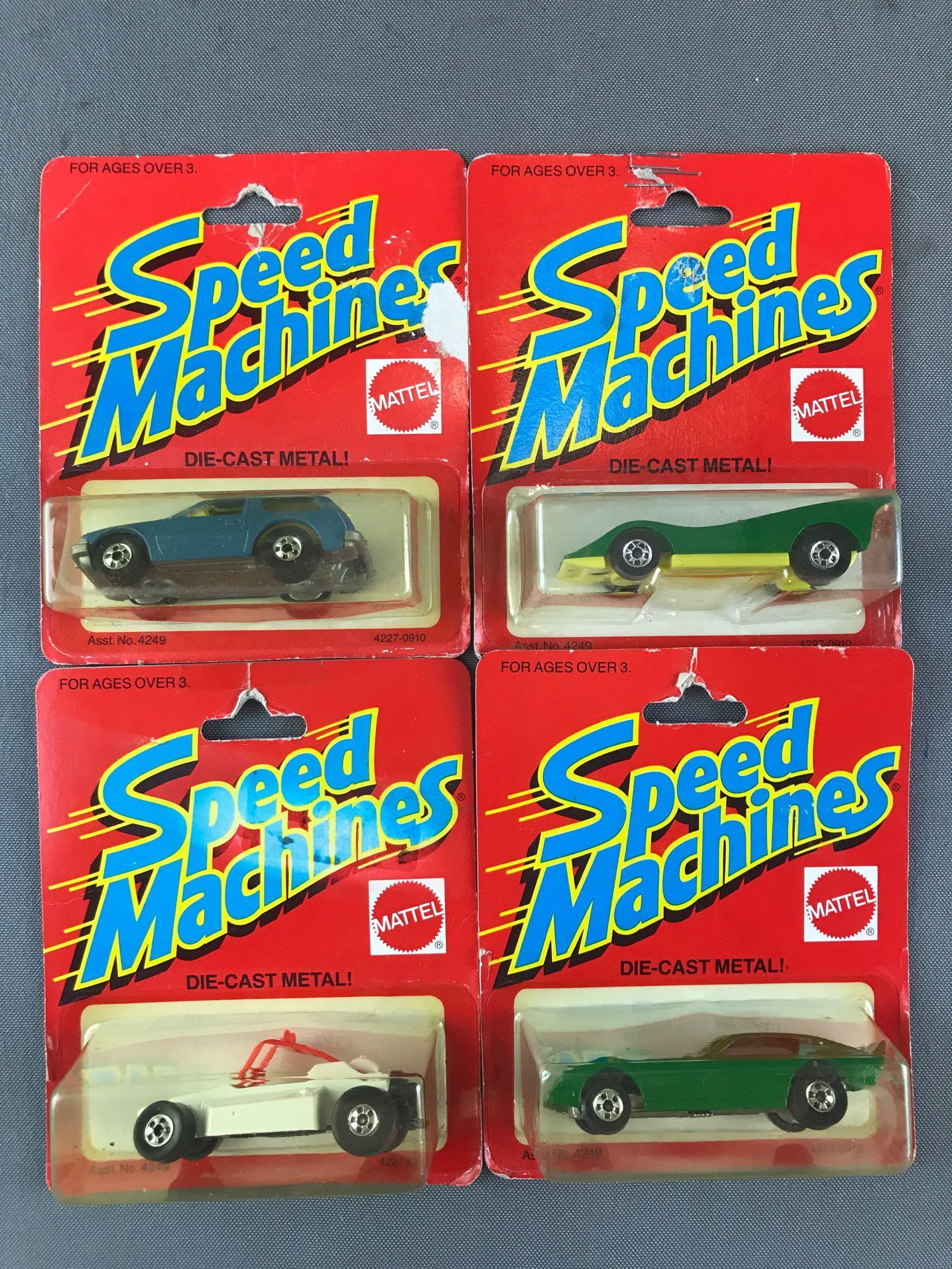 Group of 4 Mattel Speed Machines die-cast vehicles (1 of 5)