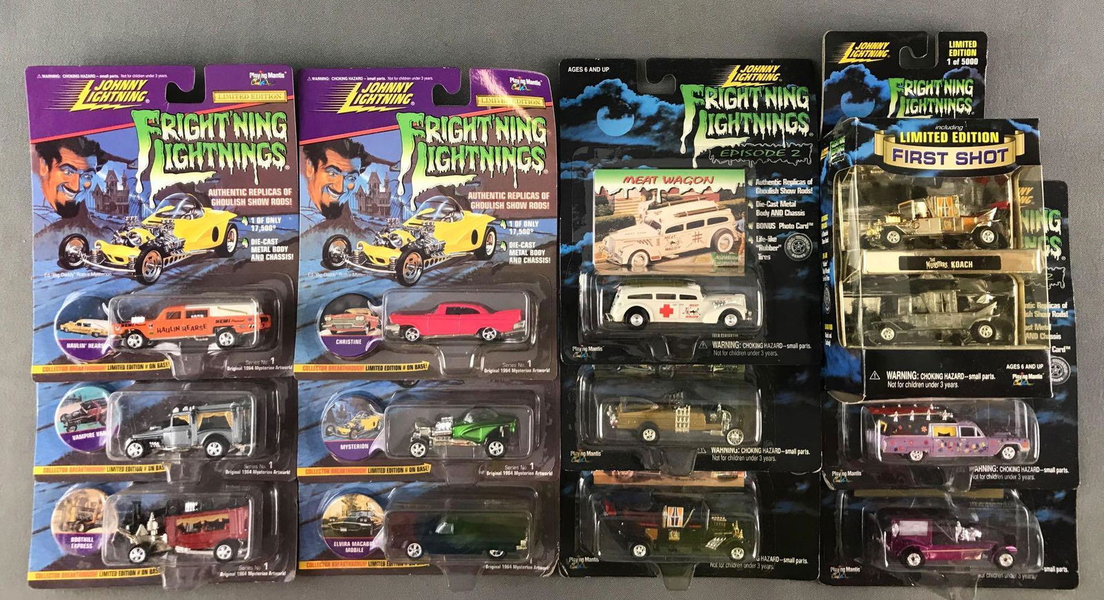 Group of 13 Johnny Lightning Frightning Lightnings (1 of 6)