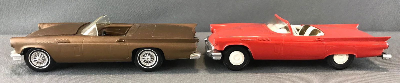 Group of 2 vintage AMT 1957 Ford Thunderbird model (1 of 8)