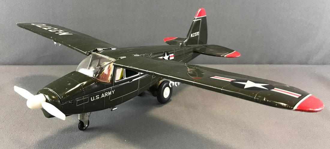Vintage Cranston Tin Litho Friction toy plane (1 of 8)