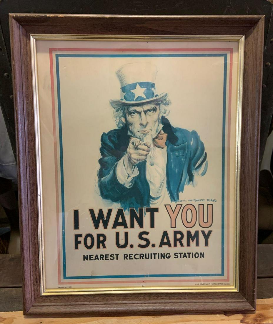 1985 uncle Sam recruitment poster (1 of 3)