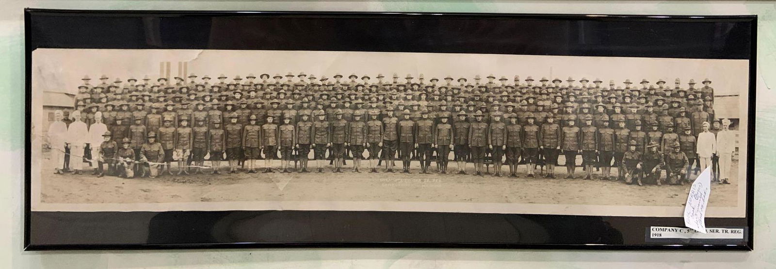 WW1 Camp Grant Company C photograph (1 of 6)