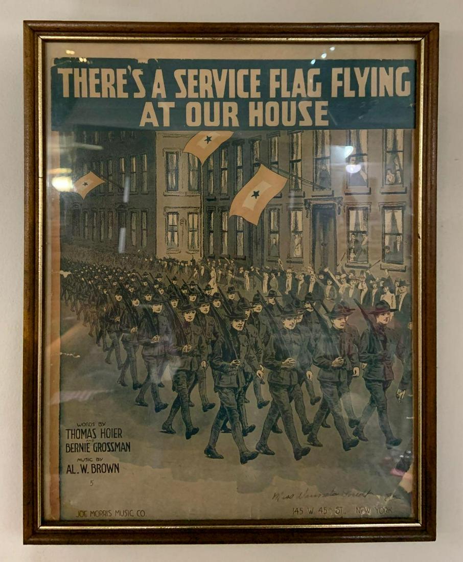 WW1 Ò ThereÕs a service flag flying at our houseÒ sheet (1 of 1)