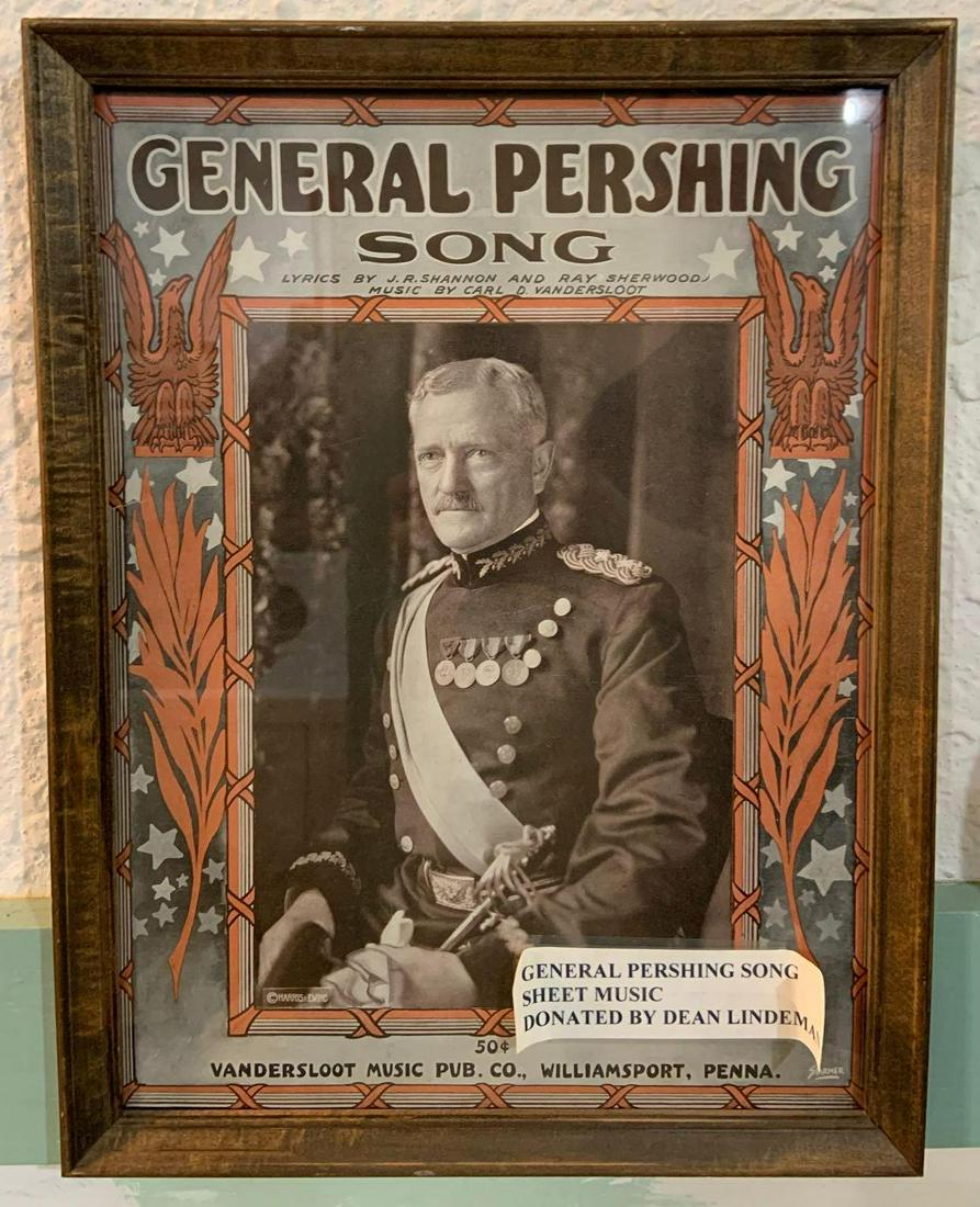 WW1 US General Pershing song sheet music booklet (1 of 1)