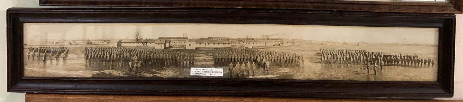 WW1 Camp Grant 39th artillery CAC yard long photograph (1 of 5)