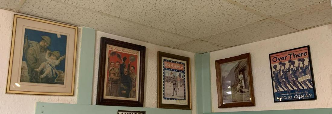 Group of 5 WW1 era prints and more (1 of 6)