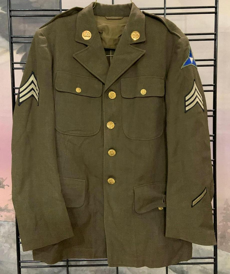 WW2 US Army 3rd corps quartermaster corps sergeant (1 of 6)