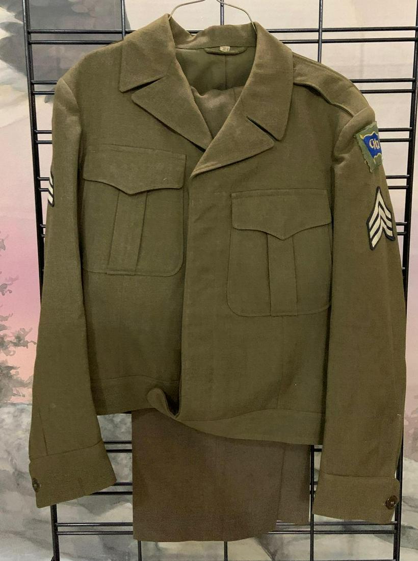 WW2 US Army South West Pacific sergeants uniform (1 of 3)