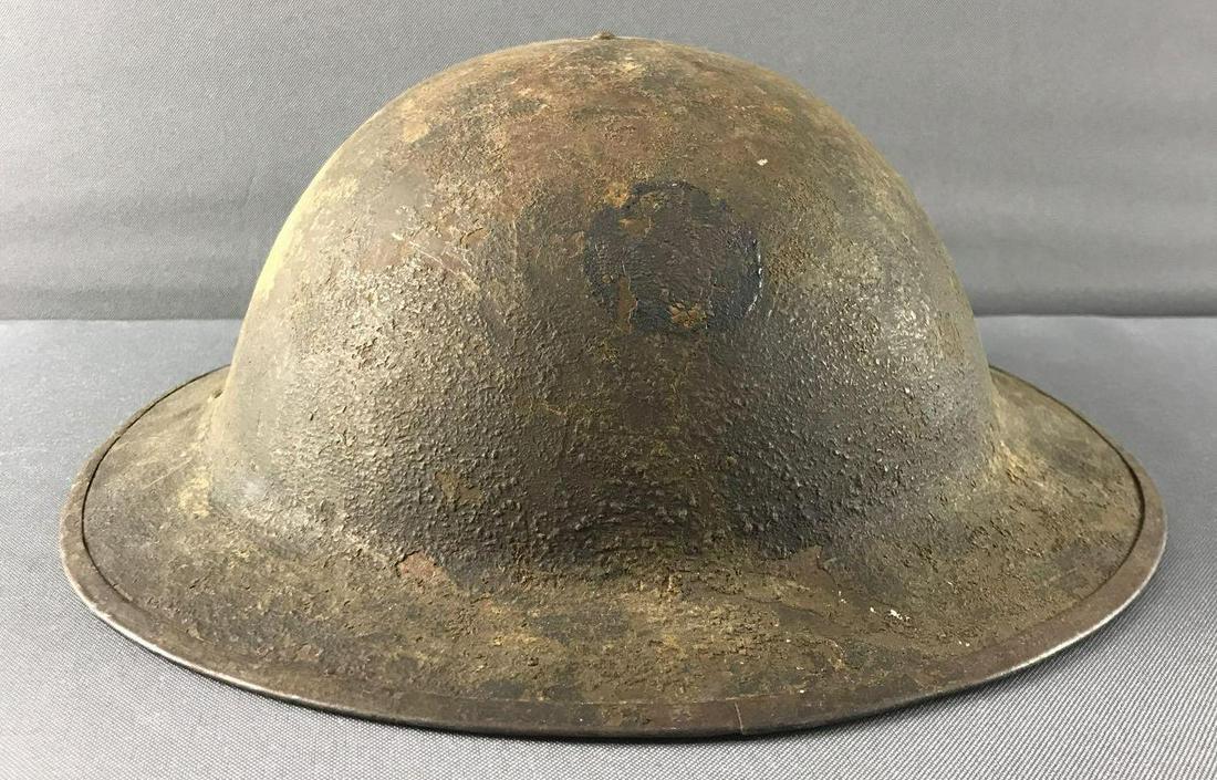 WWI 33rd Infantry dough boy Helmet (1 of 7)