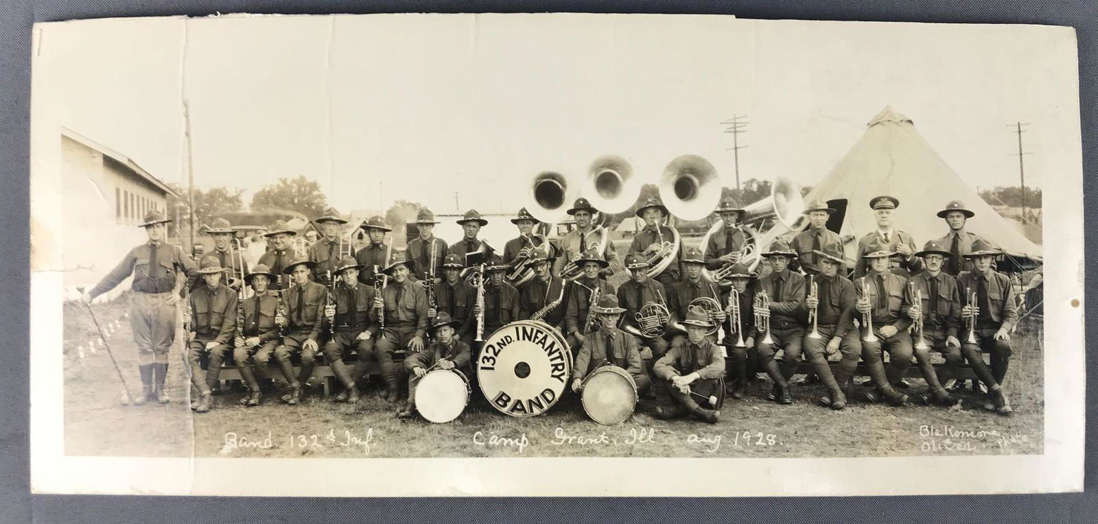 August 1928 132nd Infantry Band Photograph (1 of 5)
