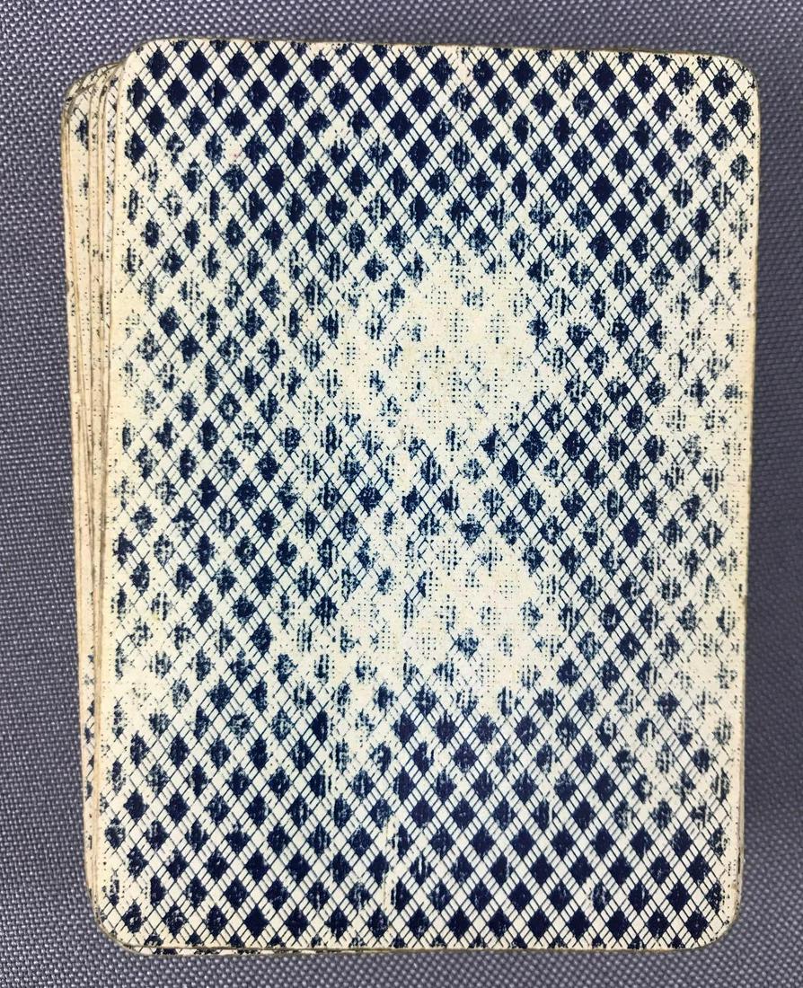 Vintage deck of playing cards: Used by Thomas Tolmie in WW2 Normandy. Complete