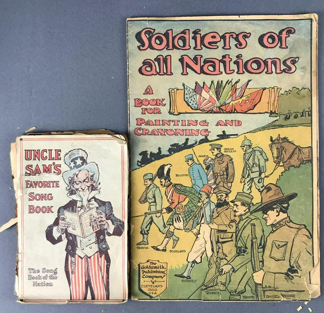 Group of 2 antique patriotic booklets (1 of 10)