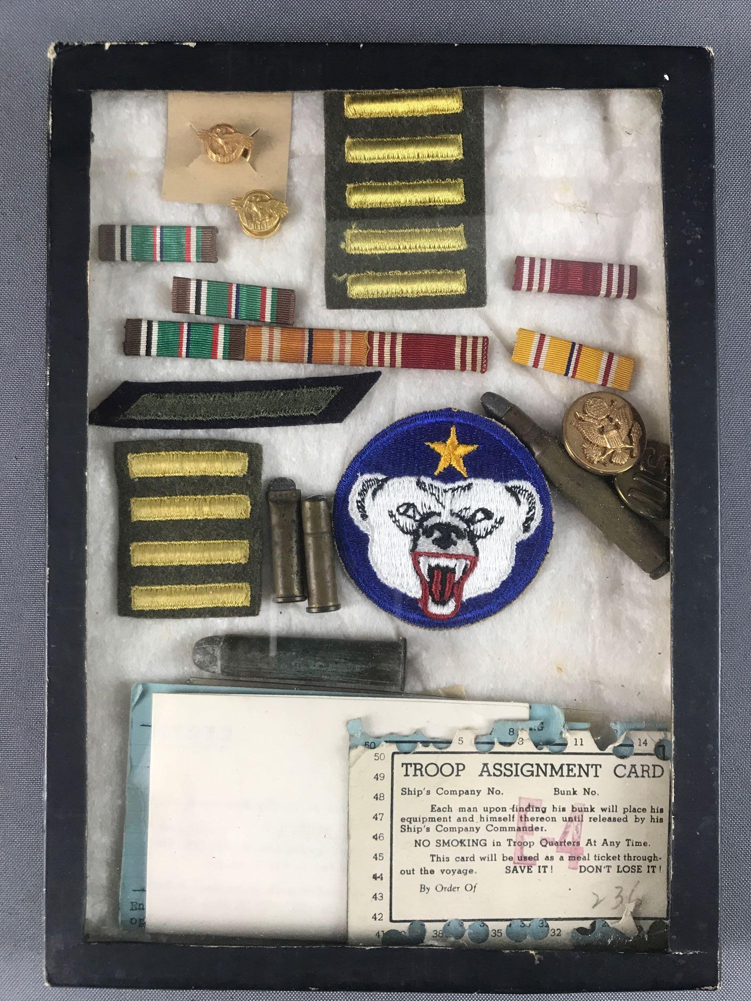 Collection of assorted US Military insignia and more (1 of 3)