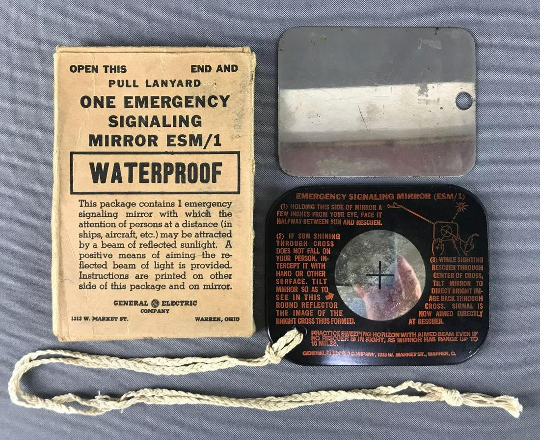 2 piece group Emergency Signaling Mirrors (1 of 3)