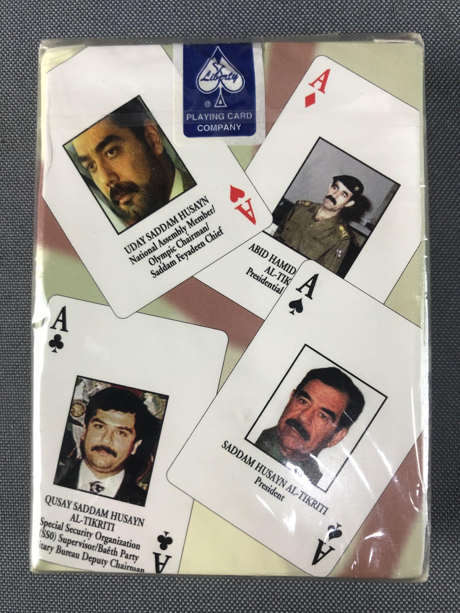 Liberty brand Iraqi Most Wanted Playing cards (1 of 4)