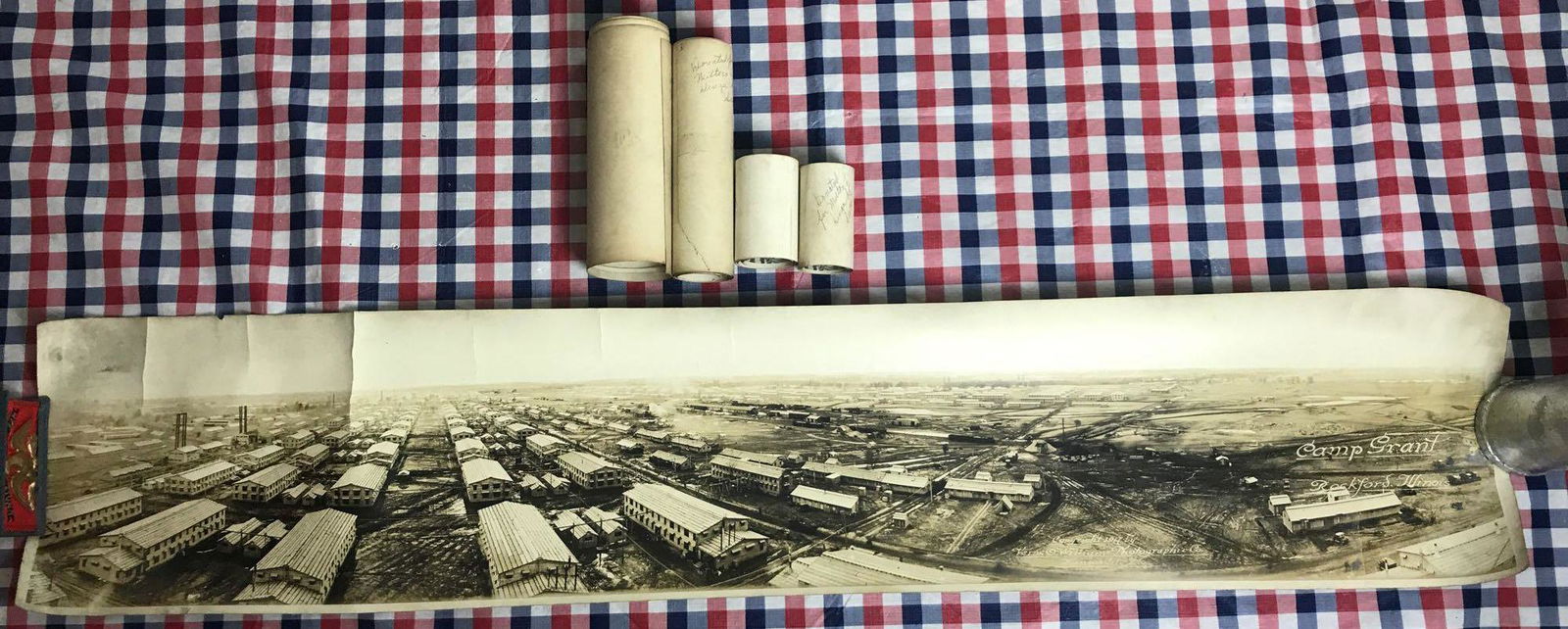 Group of 5 Camp Grant panoramic photographs (1 of 20)