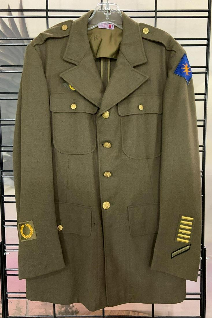 WW2 US Army 40th infantry tunic (1 of 5)