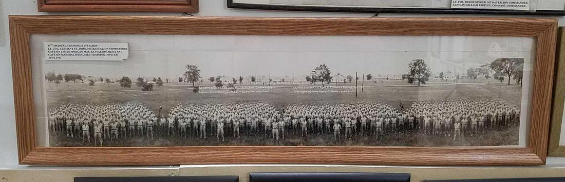 WW2 1942 34th Medical Training Battalion Yard Long: 40" x 11".